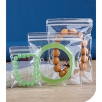 Sac à bijoux mini transparent en PVC refermable 6*8cm OPP pour l'emballage de petits colliers et bagues