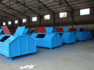 รถขนขยะแบบหมุนได้2ตันตะขอไฮดรอลิกสำหรับยกภาชนะขนาดเล็ก - Product Image 6