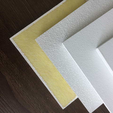 Wholesale Cheap Price Acoustic Suspended Glasswool Ceiling Tiles / Board