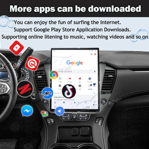 วิทยุติดรถยนต์ระบบแอนดรอยด์ขนาด 15.6 นิ้ว สำหรับเชฟโรเลต ซับเบอร์บัน ทาโฮ จีเอ็มซี ยูคอน ปี 2015-2020 เครื่องเล่นมัลติมีเดีย GPS คาร์เพลย์ - Product Image 5