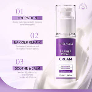 Crème réparatrice de la barrière cutanée, céramide, niacinamide, équilibre du microbiome, hydratant pour le visage pour peaux sensibles et sèches, 50 ml, marque privée - Product Image 1