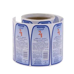 Custom designs private label food packaging printing adhesive sticker roll plastic jars food label