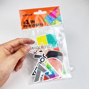 Etiqueta adhesiva con logotipo personalizado <span class=keywords><strong>de</strong></span> marca, vinilo impermeable, PVC, letra holográfica, troquelado, para promoción - Product Image 6