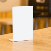 NFC examen titulaire carte HF 13.56Mhz publicité support carte NFC Table support carte Qr Code pour Menu