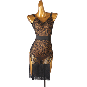 Ottlq304 esame artistico professionale gonna da <span class=keywords><strong>ballo</strong></span> latino abito con nappe per adulti Rumba Chacha gonna da <span class=keywords><strong>ballo</strong></span> abito da competizione - Product Image 1