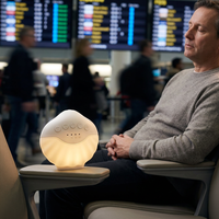 Haut-parleur de thérapie sonore portable 2026 pour le sommeil, avec bruit blanc et minuterie, boîte audio rechargeable pour chevet