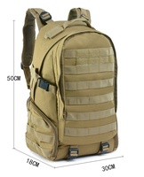 Sac à dos tactique Oxford antivol 28L pour hommes, système Molle, sac à dos de randonnée de 3 jours