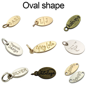 <span class=keywords><strong>Pendentif</strong></span> rond en <span class=keywords><strong>or</strong></span> avec logo gravé, breloques personnalisées pour colliers - Product Image 3