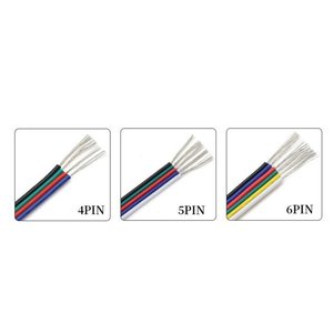 100 metri cavo cavo elettrico piatto Penta-Pole 5x0,25 mmq prolunga per striscia LED RGBW-materiali elettrici/ - Product Image 2