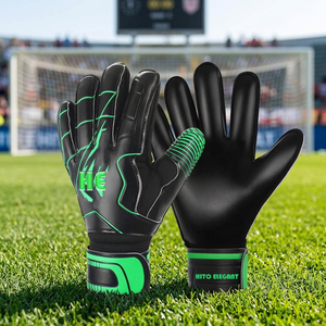 Guantes de Portero de Fútbol de Látex Alemán Profesional de 4 mm, Palma con Impresión por Sublimación, Látex de Contacto, Gran Venta - Product Image 4
