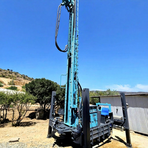 Foreuse hydraulique sur chenilles pour puits d'eau, profondeur de forage 300m, moteur diesel, pompe à roulement de boîte de vitesses, certifiée ISO CE, compétitive - Product Image 1