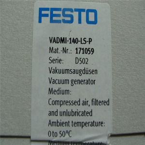 Vadmi-140-ls-<span class=keywords><strong>p</strong></span> 171059 Vakuumgenerator Neu Vadmi140lsp Original Sofort Lieferbar Industrieautomation SPS-Programmierung - Product Image 1