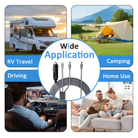 Mini câble d'alimentation CC Starlink 3 en 1 avec chargeur de voiture 1/2/3/5/10M et câble d'extension d'alimentation de charge CC USB C avec gaine en PVC