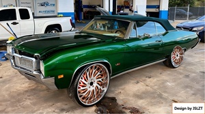 SYG-1014 Custom 2-Pieces Forgiato-Style F2.0 Twisted Y-Spoke Copper &amp; Polished Deep-Lip Forged <strong>Wheel</strong> for Buick Skylark - Product Image 2