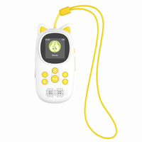 Mini lecteur MP3 avec design mignon de chat, prise en charge USB, lecteur de musique sans fil pour audio et vidéo, écouteurs inclus