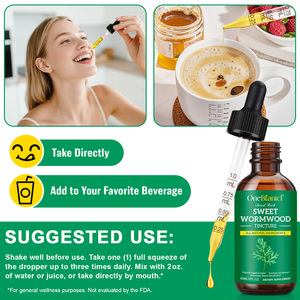 Gotas Orgânicas de Artemísia Doce OneBtanicl para Suporte Digestivo e Limpeza do Corpo, Detox do Intestino, Gotas Líquidas de Artemísia Doce - Product Image 3