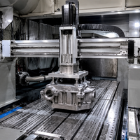 Robot CNC à portique 3 axes robuste à double rail en acier à roulements de 120 mm, moteur pas à pas Nema 34, précision de 0,05 mm, vis à billes C7