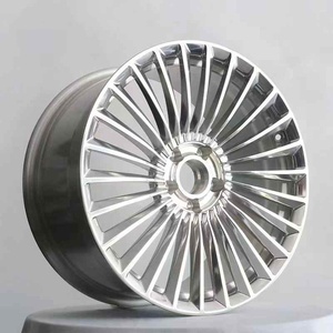 For Mercedes for Benz 18-22 Inch Polished Silver Standard Forged <b>Wheels</b> 5x112 Multi Spoke Design with 112mm PCD New - Product Image 4