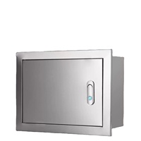 Caja de Distribución de Acero Inoxidable Empotrada, Caja de Control Interior, Caja de Cableado Impermeable de Pared, DIMAN Wi-Fi/LAN Cableado