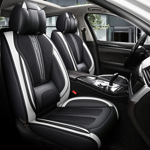 Set Completo di 5 <span class=keywords><strong>Coprisedili</strong></span> in Pelle Ecologica Stile Sportivo per Auto, Taglia Universale, per Polo <span class=keywords><strong>Civic</strong></span> Golf - Product Image 4