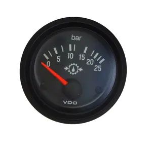 مقياس ضغط الزيت الأصلي VDO 350040005 مقياس ضغط الزيت 350-040-005 0-25BAR 24 فولت 52 مم