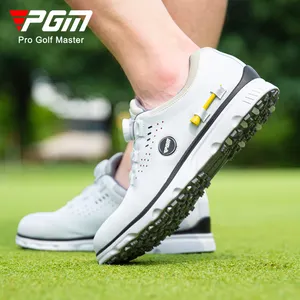 PGM XZ302 custom golf shoes waterproof men golf shoes with tee marker