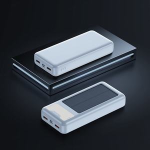 Batteries externes d'urgence de haute qualité à double sortie, grande capacité 20000mAh 8000mAh, recharge solaire, pour l'extérieur - Product Image 1