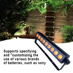 Grace 9*18 Wát Disco DJ Battery Powered tường máy giặt không dây <span class=keywords><strong>DMX</strong></span> LED ánh sáng sân khấu Bar - Product Image 4
