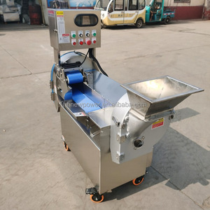 Double Head Electric <b>Vegetable</b> <b>Cutter</b> Double Heads Machine Onion Carrot Potato Dice Cutting Cube Ginger Slicing Machine - Product Image 5