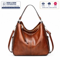 Sac à bandoulière en cuir PU avec logo personnalisé pour importateurs, sac hobo grande capacité, sac de voyage à bandoulière avec longue sangle