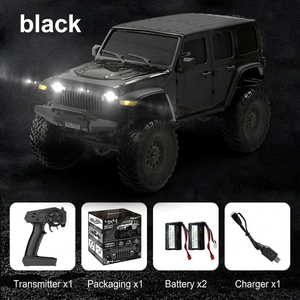 รถบังคับวิทยุ Racent Cross-border Metal Rock Crawler ขนาด 1:24 ขับเคลื่อนสี่ล้อ แบบเต็มสเกล พร้อม Wi-Fi ระยะ 30 เมตร พร้อมที่ชาร์จ - Product Image 6