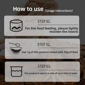 Polvo de Calcio para Lagartos Effortless Plus, Suplemento Nutricional en Polvo para Reptiles, para Geckos, Dragones Barbudos, Lagartos de Lengua Azul, Ch - Product Image 5