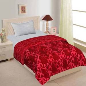 Mantas mullidas de felpa de lana de visón para invierno en precio al por mayor mantas de invierno Color sólido tamaño King patrón de rayas - Product Image 1