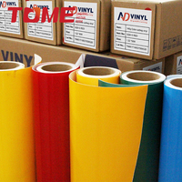 Vinilo autoadhesivo de alta calidad, trazador de corte de color, rollo de vinilo autoadhesivo de pvc