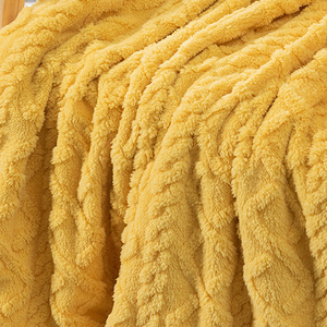 مخصص لينة رمي دافئ لينة رمي بطانية اضافية الفانيلا صوف رمي سميكة رقيق بالإضافة إلى بطانية صوف عكسها - Product Image 4