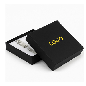 Sang trọng tùy chỉnh nước hoa Bao bì hộp lật Top đen cứng nhắc Hộp quà tặng - Product Image 4