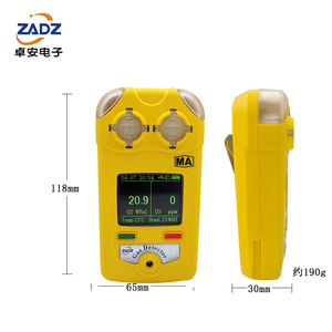 Détecteur de gaz numérique 2-en-1 à double paramètre pour O2/CO Smart Auto-Zero Calibration Industrial LCD Leak <span class=keywords><strong>Monitor</strong></span> - Product Image 1