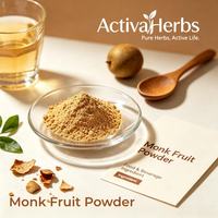 Monk Fruit Poeder Luo Han Guo Extract Mogroside V Natuurlijke Zoetstof Zero Calorie Keto Suikervervanger Groothandel