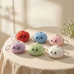 Nouveau porte-clés jouet en peluche 8,5 cm, motif boulette de ravioli, jouet souple unisexe pour fête - Product Image 1