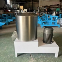 Mélangeur de poudre électrique en acier inoxydable, machine à mélanger la farine automatique de grande capacité pour équipement de mélange de poudre