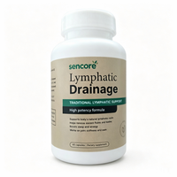 Complément de soutien lymphatique à base de plantes - Capsules détoxifiantes et stimulantes immunitaires pour adultes