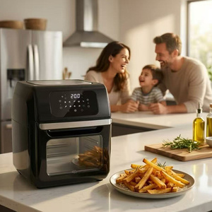 Horno Eléctrico Inteligente de Acero Inoxidable con Pantalla Táctil Digital de Gran Capacidad de 8L y 1800W, Freidora de Aire sin Aceite, Personalizado OEM - Product Image 4