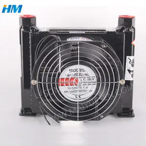 Mini industrial oil flow 10L plate heat exchanger AC220V/AC380V/DC12V/DC24V aluminum radiators