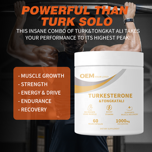 Cápsulas de Turkesterona y Tongkat Ali en Oferta, Suplemento para Aumentar la Masa Muscular Magra y Apoyar la Recuperación Muscular - Product Image 3
