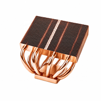 Radiateur en profilé aluminium 1100 personnalisé, 6 caloducs, dissipateur thermique pour serveur, refroidissement du processeur - Vente chaude