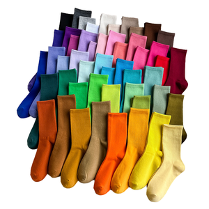 <span class=keywords><strong>Quentin</strong></span> Wholesale New Fashion Hochwertige gestrickte Crew-Socken für Damen Custom Logo Slouch Socken mit Griff Bunt für den Herbst - Product Image 4