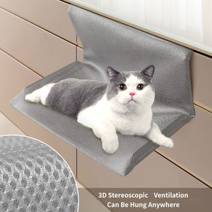 Moderne Dubbelzijdige Pluche Tunnel Kat <span class=keywords><strong>Bed</strong></span> Rond Bloemenpatroon Fabriek Groothandel Metalen Frame Opknoping Hangmat Honden Kartonnen Verpakking - Product Image 5