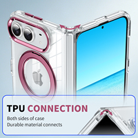 Étui de protection pliable magnétique super résistant avec support stable à 360° pour iPhone Duo