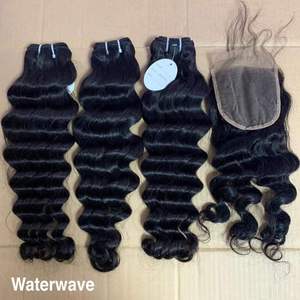 Capelli umani intrecciati capelli cambogiani naturali onda Italy ricciolo per il prezzo di fabbrica - Product Image 3