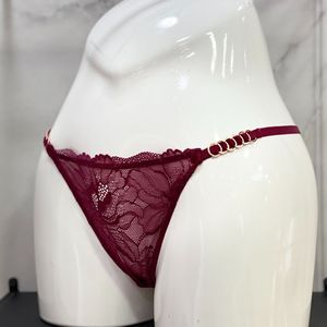 Summer Women's New Lace Underwear Embroidered Side Loop Buckle Comfortable Underwear <b>Thong</b> Triangle Pants - Product Image 1